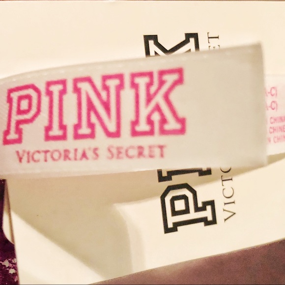 Victoria’s Secret PINK M Lace Halter Top Magenta - Picture 7 of 8